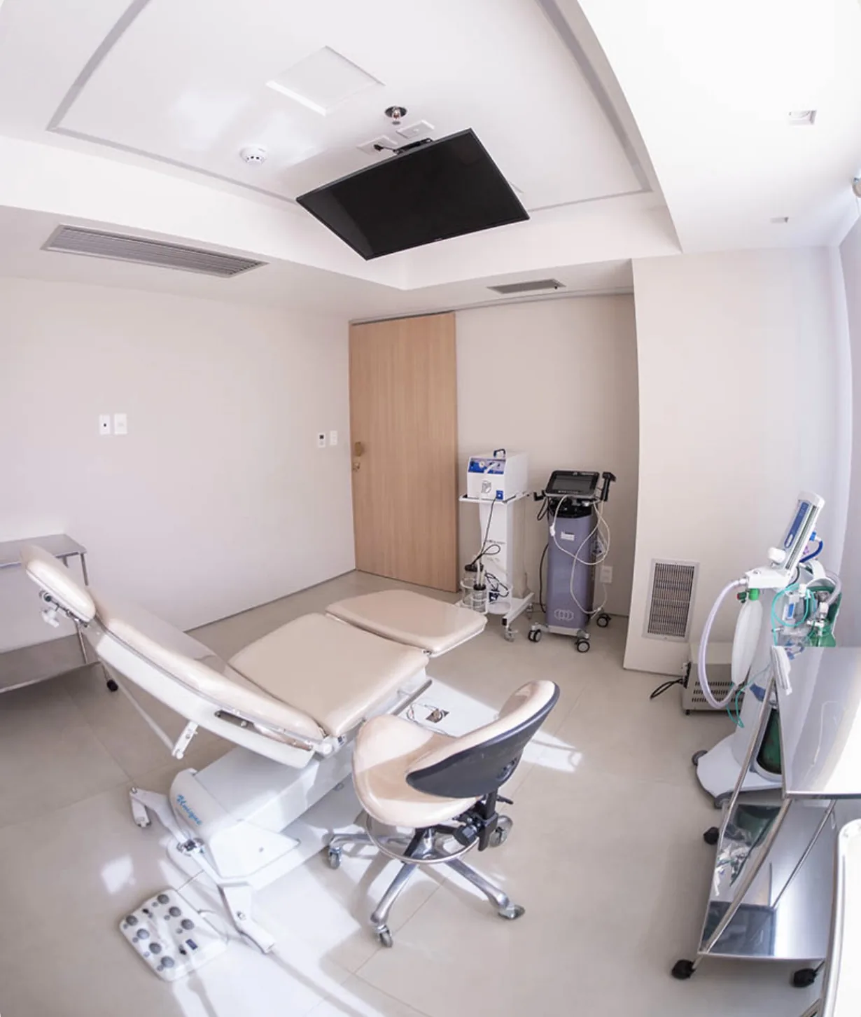 Sala de procedimentos da clínica OMANE